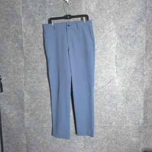 Banana Republic Performance Golf Chino Pants Mens 32x32 Blue Stretch Casual Tour